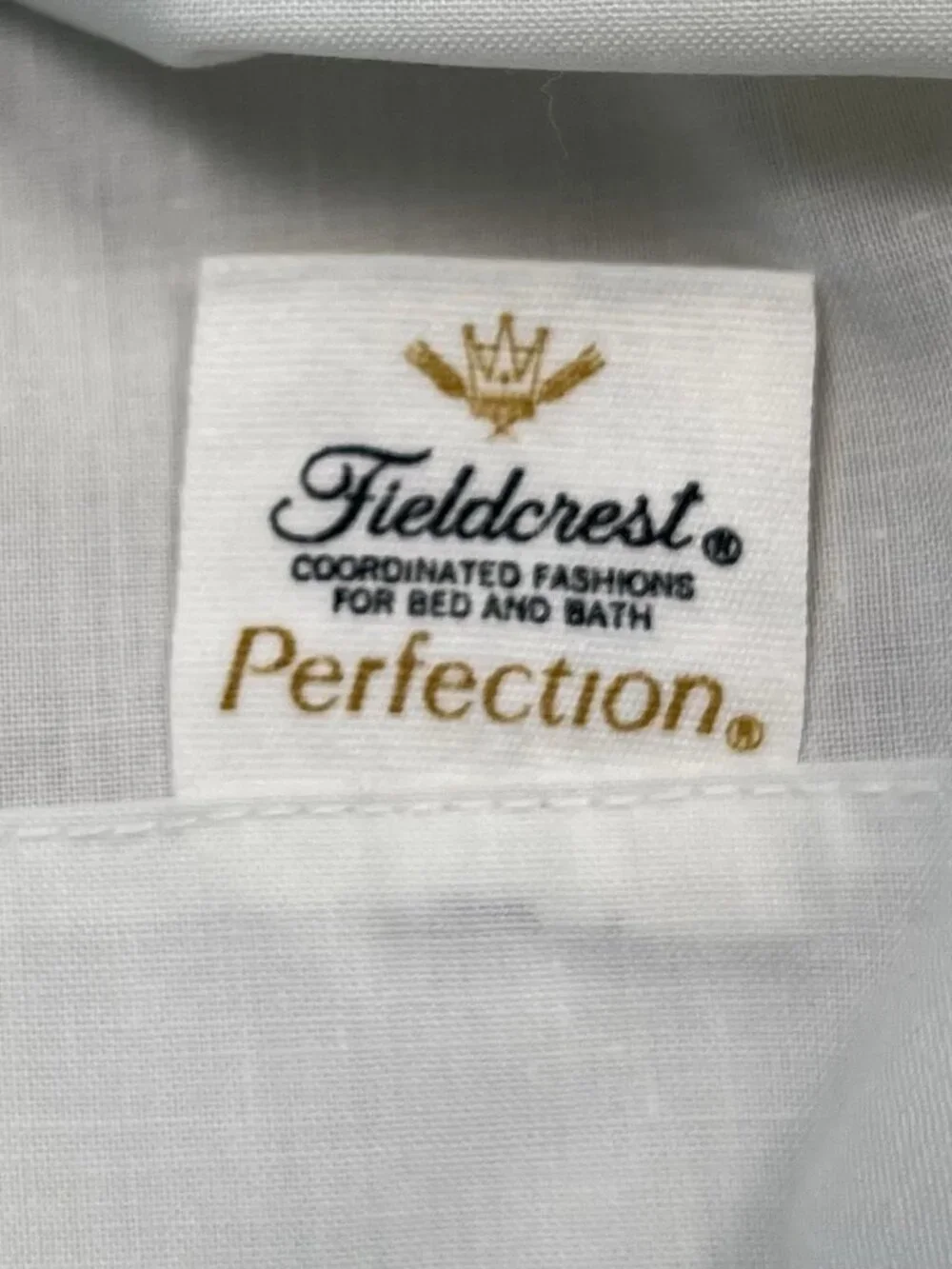VTG FIELDCREST Perfection 2 Fine Combed Percale KING Size Blue Rose PILLOWCASES